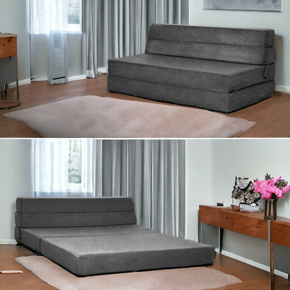 Sofa Cama Futon Plegable Modular Sala Mueble 3 En 1