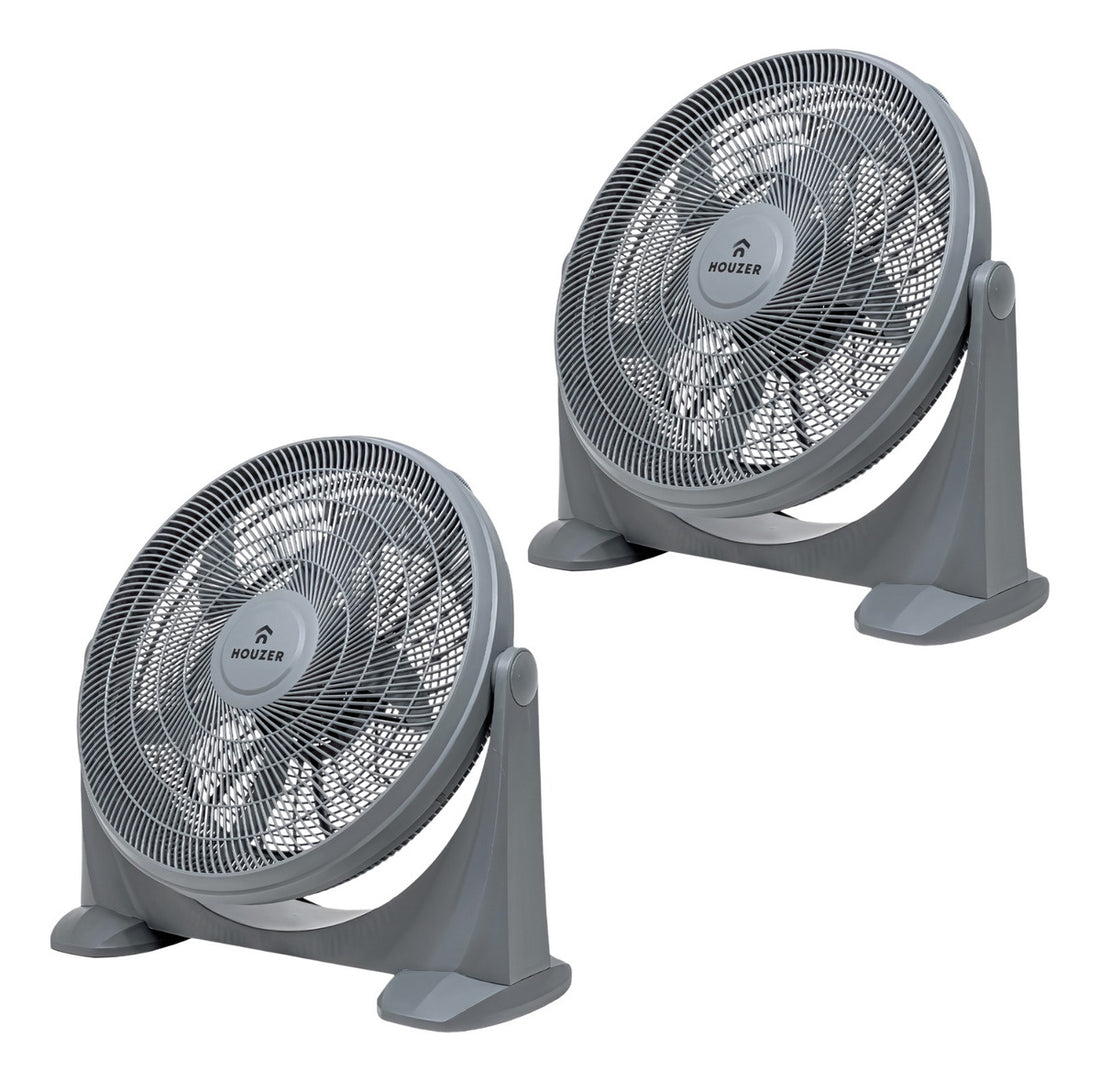 Kit Set 2 Ventiladores Piso 23&