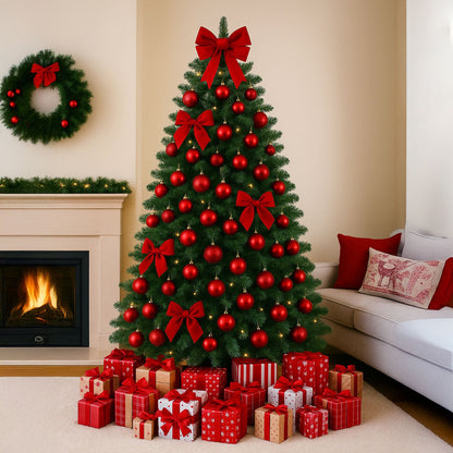 Arbol Navidad 2.40m Pino Navideño Artificial 1200 Ramas