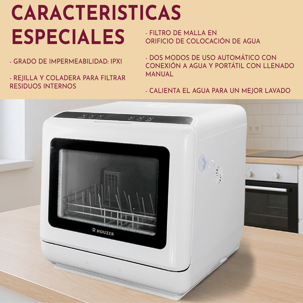 Lavaplatos Automatico Lavavajillas 110v