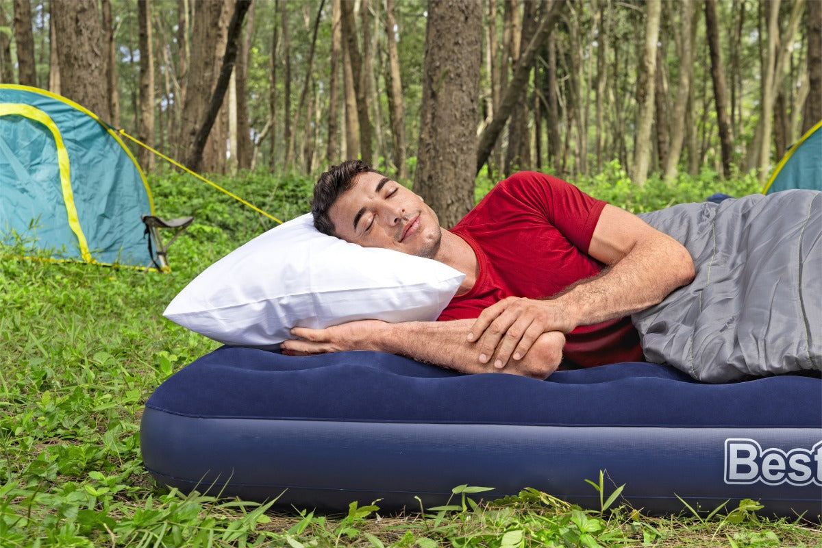 Colchón Inflable Individual Bestway 188x99x22 Cm Adulto Azul