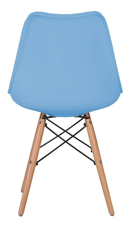 Set 2 Sillas Eames Cojin Sillon Vintage Comedor Sala Moderna