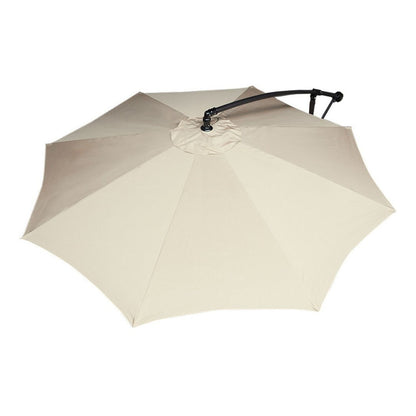 Sombrilla Jardin Playa Sol Angulo 3m Base Exterior Beige