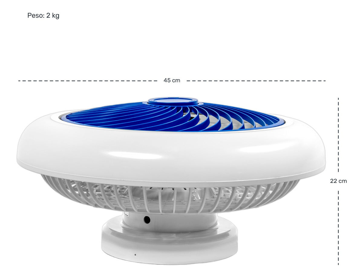 Ventilador Techo Inteligente Lampara App 18 Control Remoto