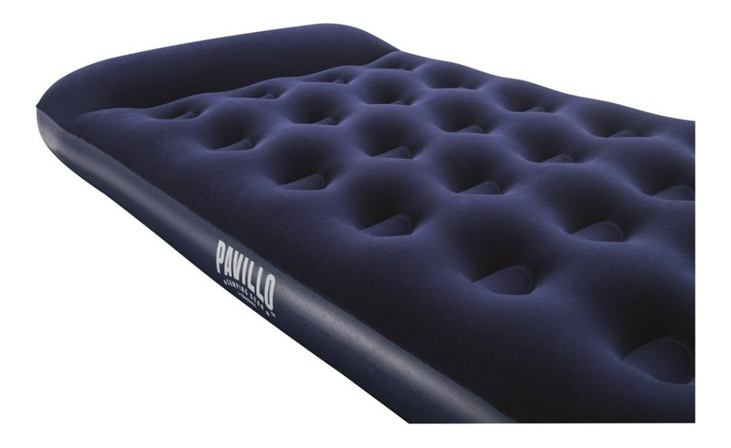 Bestway Colchón De Aire Single Mattress Azul Color Azul