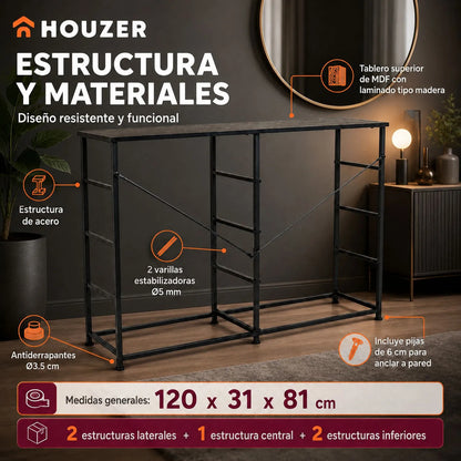 Comoda Cajonera 8 Cajones Mueble Organizador Ropa Negro Negro