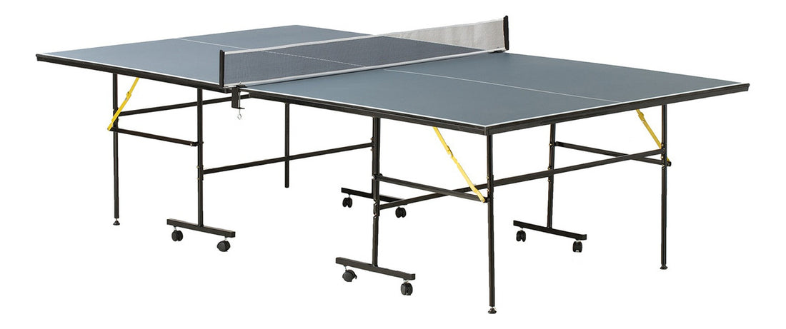 Mesa Ping Pong Plegable Profesional 12mm 2.75x1.53x75 M Color Azul Petróleo
