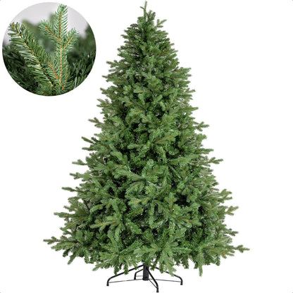 Arbol Navidad 2.10m Doble Rama Abeto Pino Navideño Premium