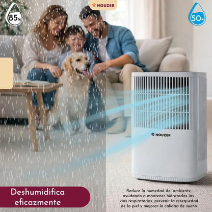 Deshumidificador 12l/dia Temporizador Automatico Inteligente Gris Oscuro