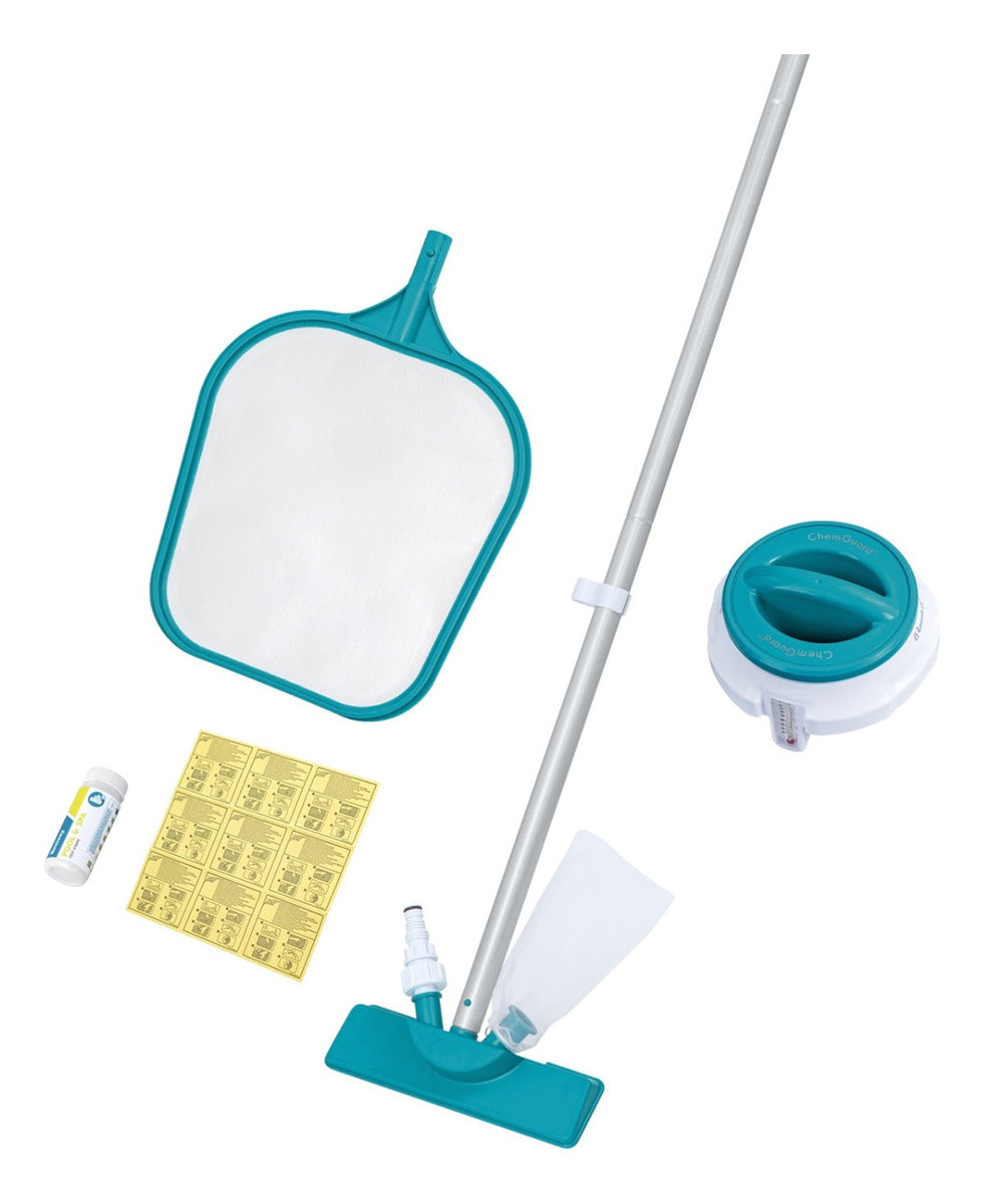 Kit Limpieza Alberca Bestway Piscina Desnatador Aspiración