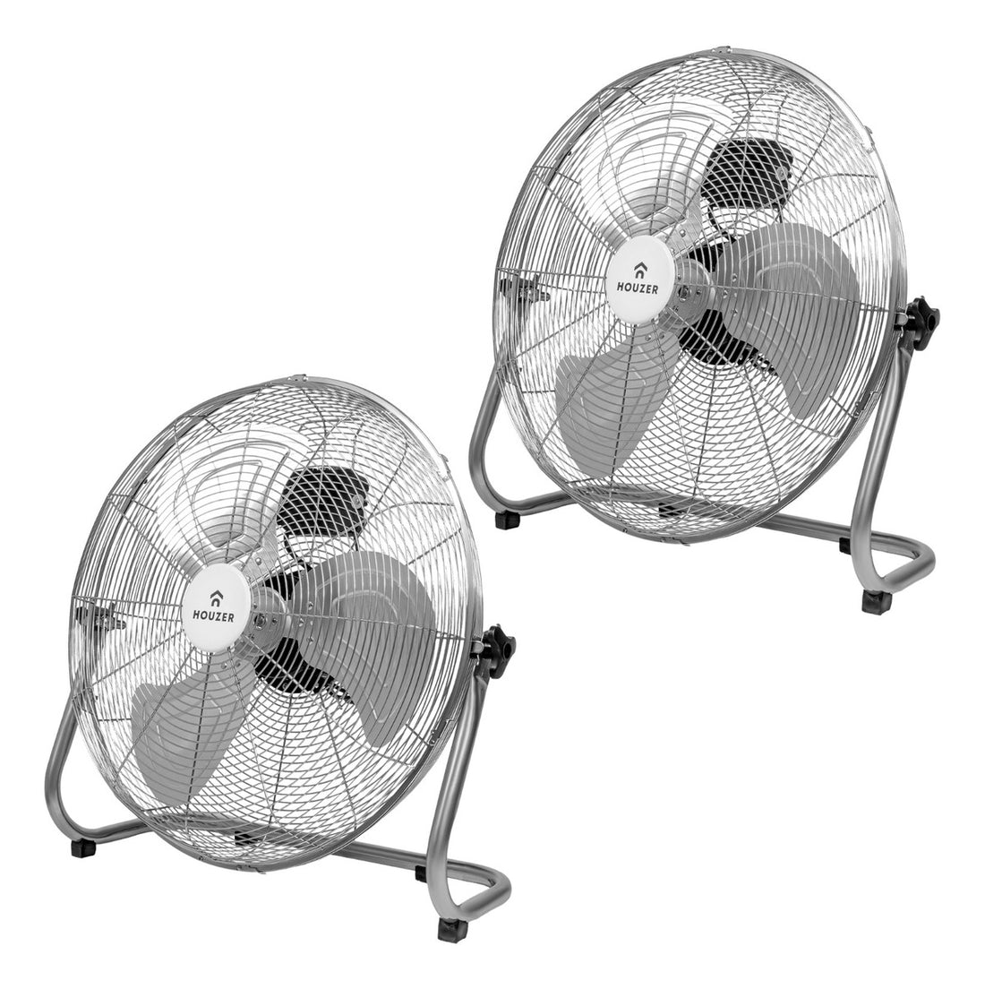 Kit Set 2 Ventiladores Piso Pared 23&