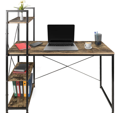 Escritorio Oficina Minimalista Metal Estacion Trabajo Repisa