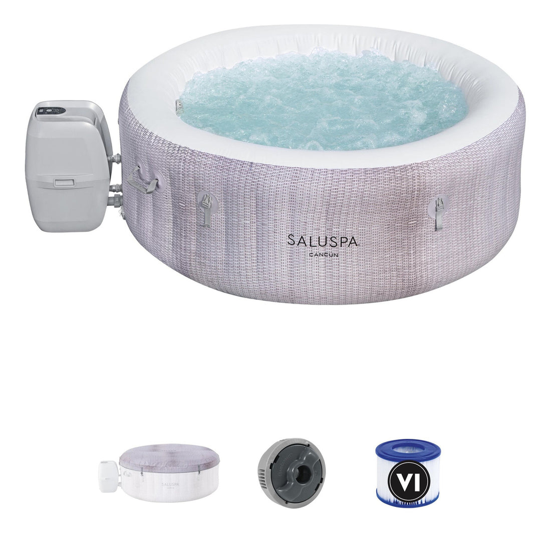 Spa Inflable Para 4 Personas Bestway Tina De Hidromasaje