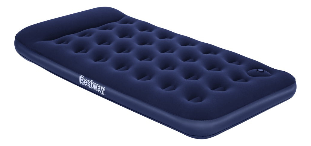 Bestway Colchón De Aire Single Mattress Azul Color Azul