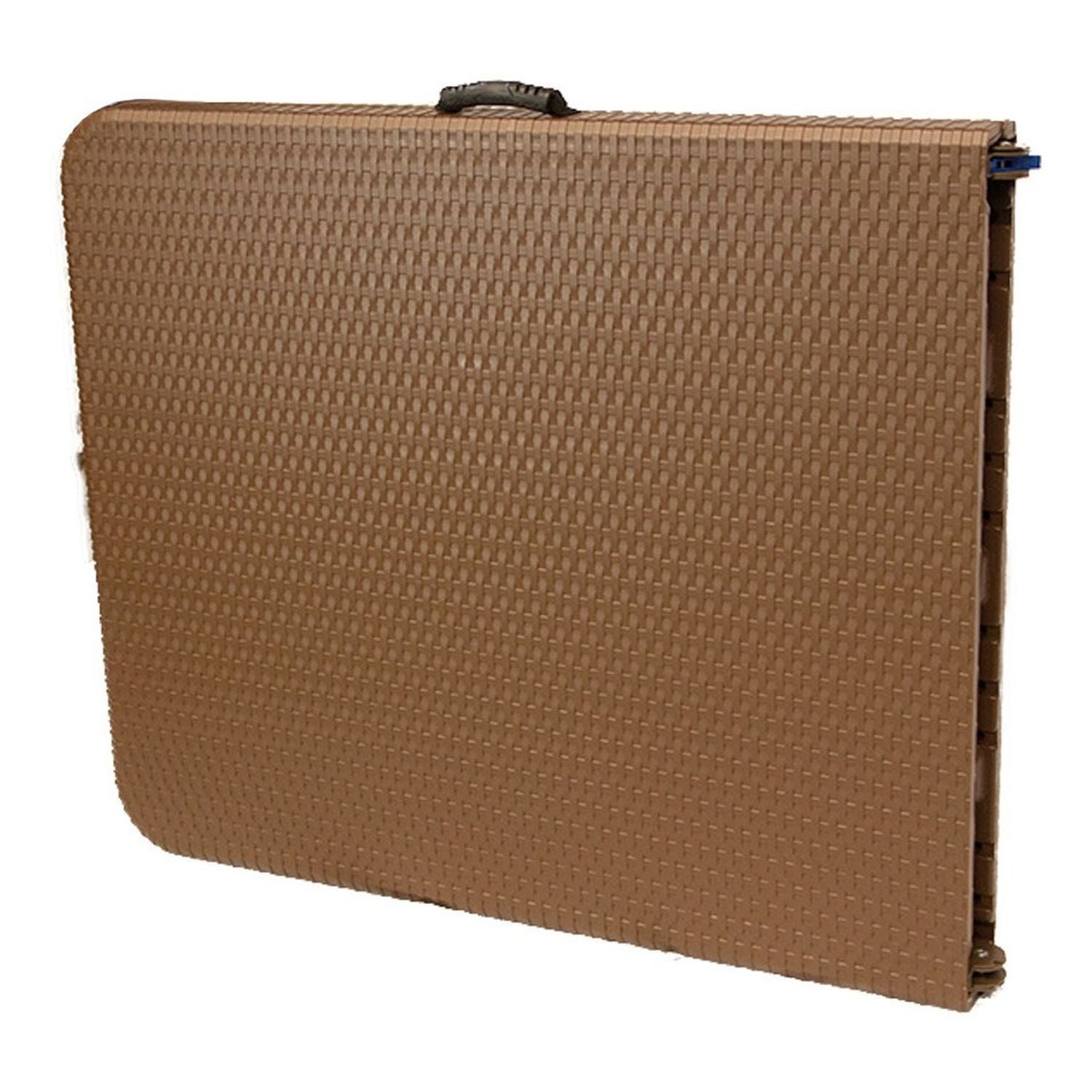 Mesa Plegable 180cm Portafolio Tipo Rattan Evento Jardin