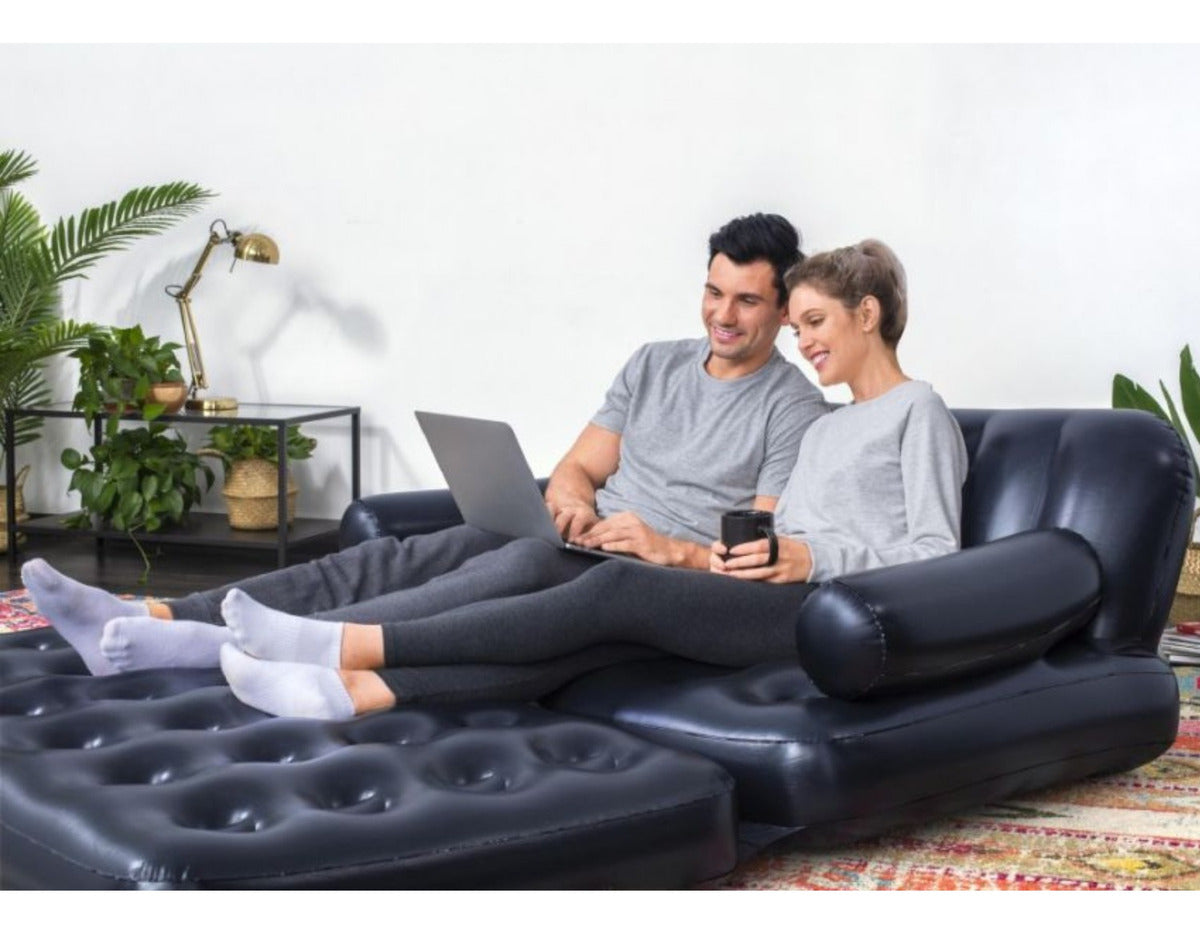 Sillon Inflable Sofá Cama Bestway 2 Personas 188x152x64 Cm