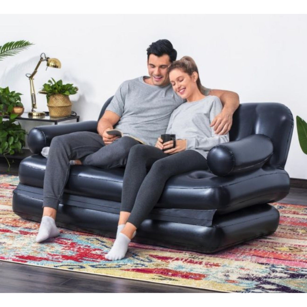 Sillon Inflable Sofá Cama Bestway 2 Personas 188x152x64 Cm
