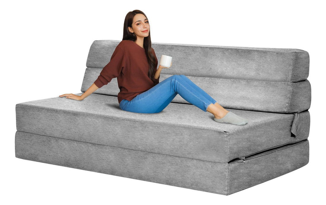 Sofa Cama Futon Plegable Modular Sala Mueble 3 En 1