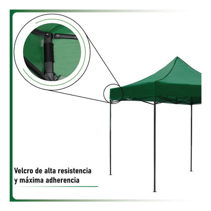 Carpa Toldo 3x3 Reforzado Plegable Impermeable Jardin 3 X 3