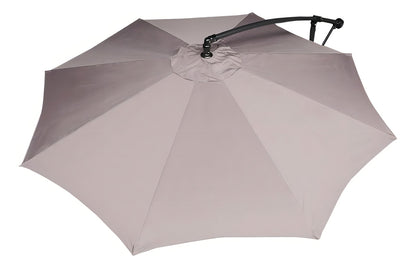 Sombrilla Grande Exterior Playa Jardin 3m + Base Contrapeso Color Gris Lisa