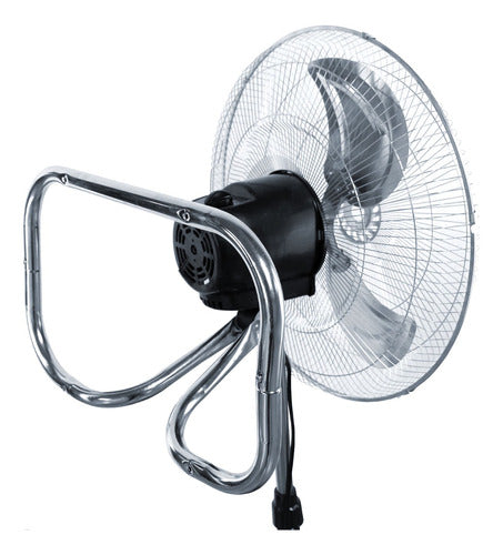 Ventilador 3 En 1 Negro Con 3 Aspas Color Plateado, 18 De Diámetro