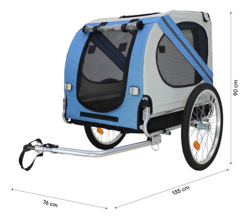 Remolque Carrito Para Bicicleta Niños Infaltil Mascotas 60kg