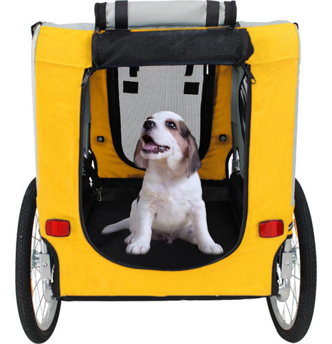 Remolque Carrito Para Bicicleta Niños Infaltil Mascotas 60kg