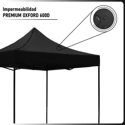 Carpa Toldo 3x3 Reforzado Plegable Impermeable Jardin 3 X 3