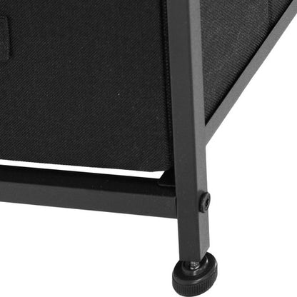 Mueble Buro Organizador Comoda Tela Metal 5 Cajoneras