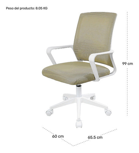 Silla Oficina Ajustable Ergonomica Escritorio Giratoria