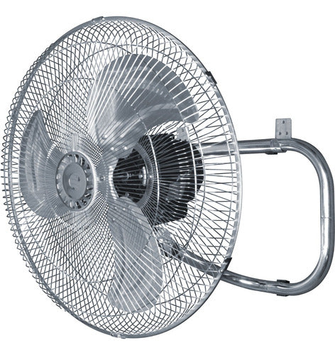 Ventilador 3 En 1 Negro Con 3 Aspas Color Plateado, 18 De Diámetro
