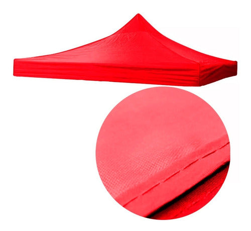 Carpa Repuesto Lona 3x3 100% Impermeable Grueso Colores Roja