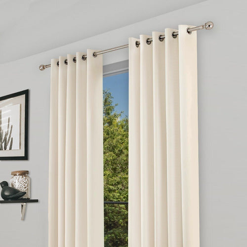 Cortina Blackout Alta Densidad 274 X 213 Cm 2 Piezas Beige