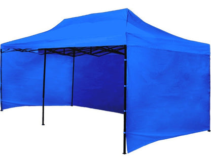 Toldo Carpa 6x3 Metros Paredes Impermeable Contra Rayos Uv azul