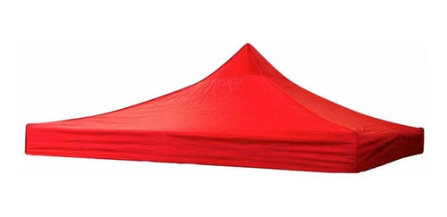 Carpa Repuesto Lona 3x3 100% Impermeable Grueso Colores Roja