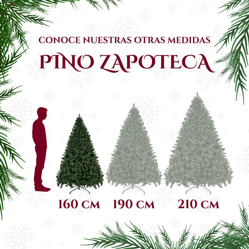 Arbol Navidad Artificial Premium Verde 1.60m Pino Frondoso
