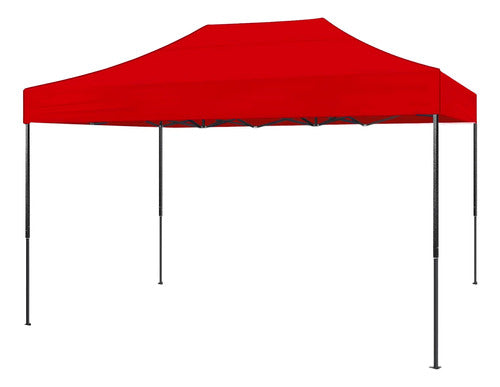 Carpa Toldo 3x4.5 Plegable Con Paredes Impermeable 600d