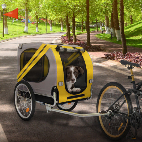 Remolque Carrito Para Bicicleta Niños Infaltil Mascotas 60kg