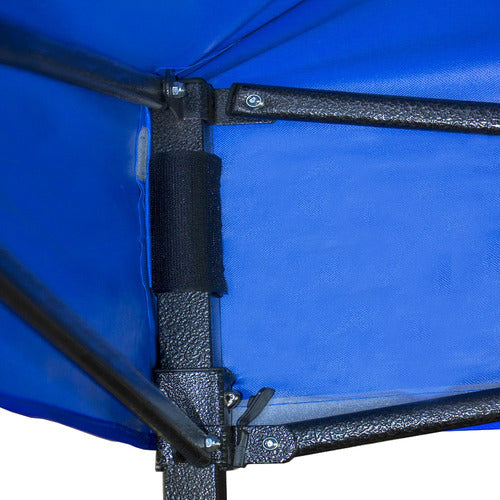 Toldo Carpa 6x3 Metros Paredes Impermeable Contra Rayos Uv azul