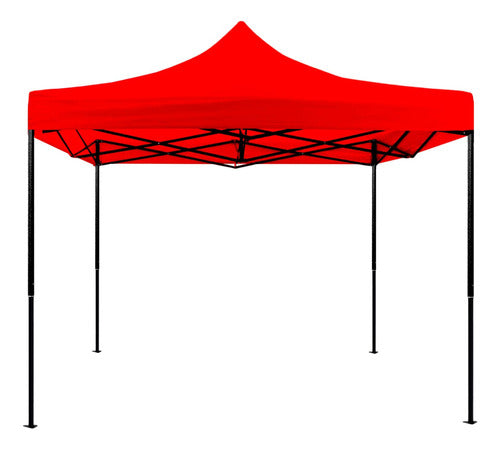 Carpa Toldo Plegable 3x3 Lona Impermeable 600d + Bolsa