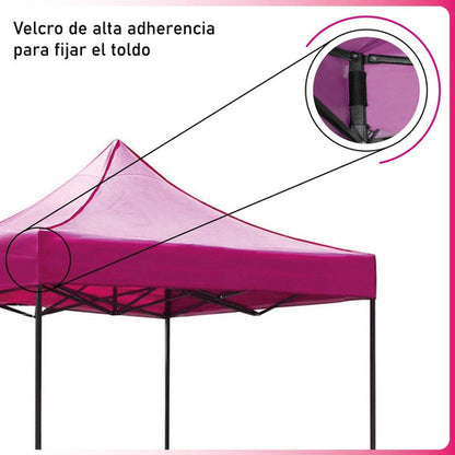 Carpa Toldo 3x3 Reforzado Plegable Impermeable Jardin 3 X 3