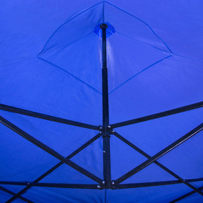 Carpa Toldo 3x2 Reforzado Plegable Impermeable Jardin Azul