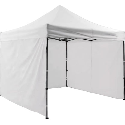 Carpa Paredes Lona 3m X 3m Plegable Impermeable Toldo Color Blanco