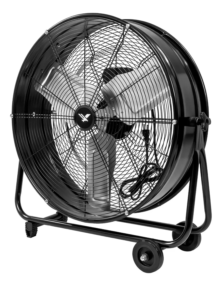 Kit Set 2 Ventiladores Industriales Metalico Piso 180w 30&