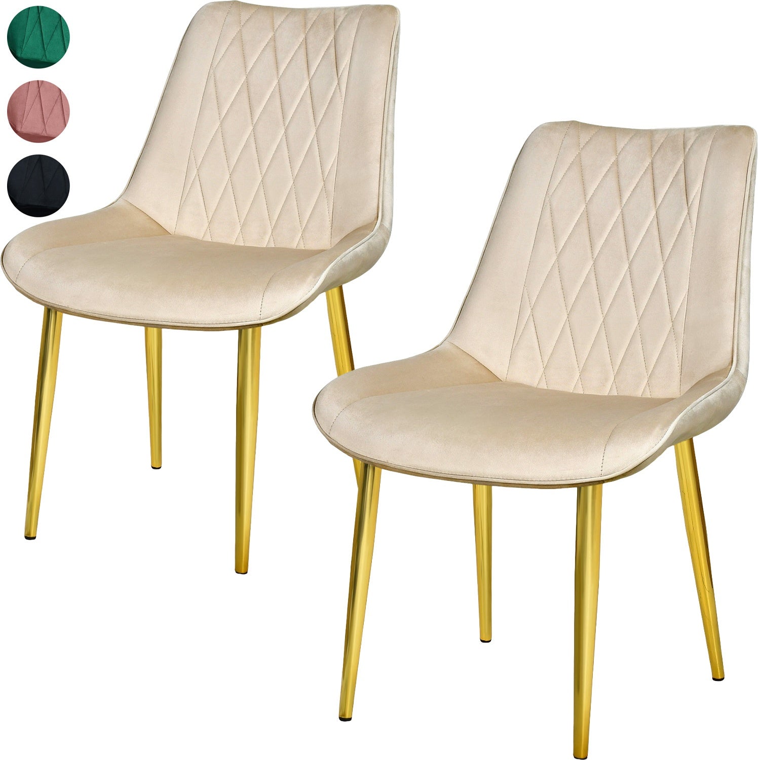 Silla Comedor Tapizadas Terciopelo Elegantes