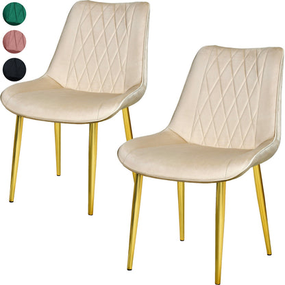 Silla Comedor Tapizadas Terciopelo Elegantes