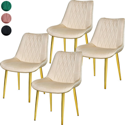 Silla Comedor Tapizadas Terciopelo Elegantes