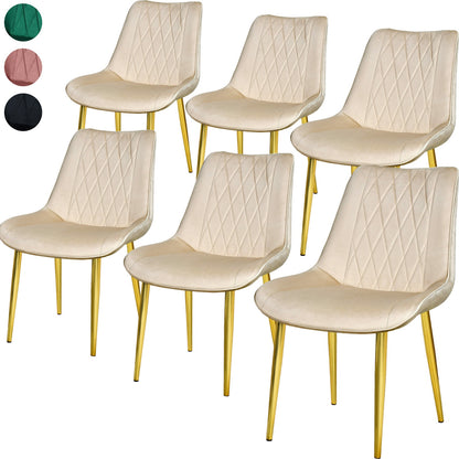 Silla Comedor Tapizadas Terciopelo Elegantes
