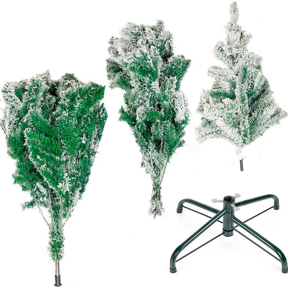 Arbol Navidad Artificial Nevado 1.60 M Follaje Jardimex Pino