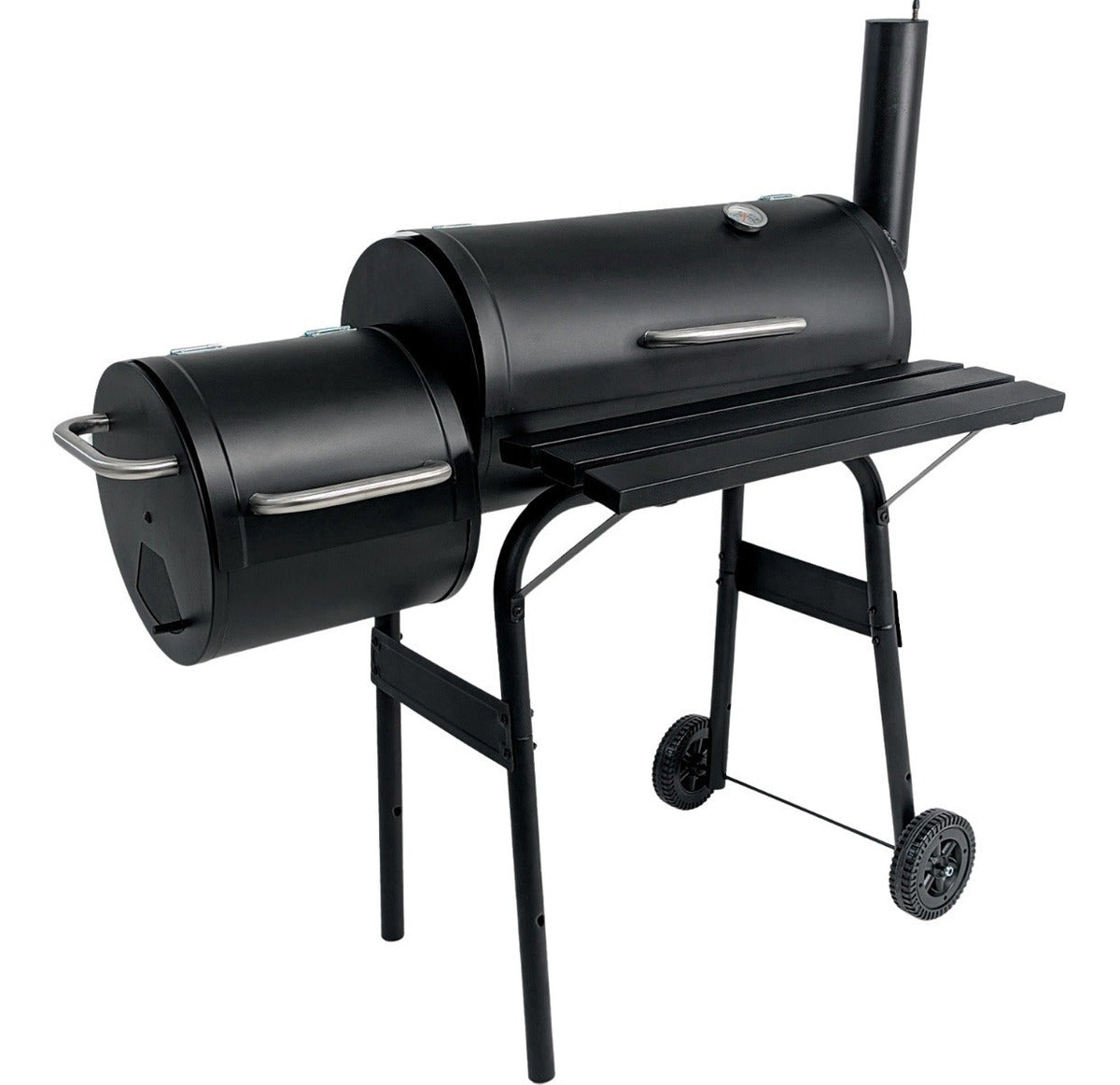 Asador Ahumador Bbq Parrilla Carne Portatil Carbon Leña